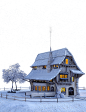 雪屋  房子