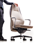 高端人体工学皮椅电脑椅真皮老板椅现代简约时尚办公椅转椅座椅子-tmall.com天猫