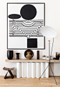 design trend to try: oversized art on apartment 34 #home #interiordesign