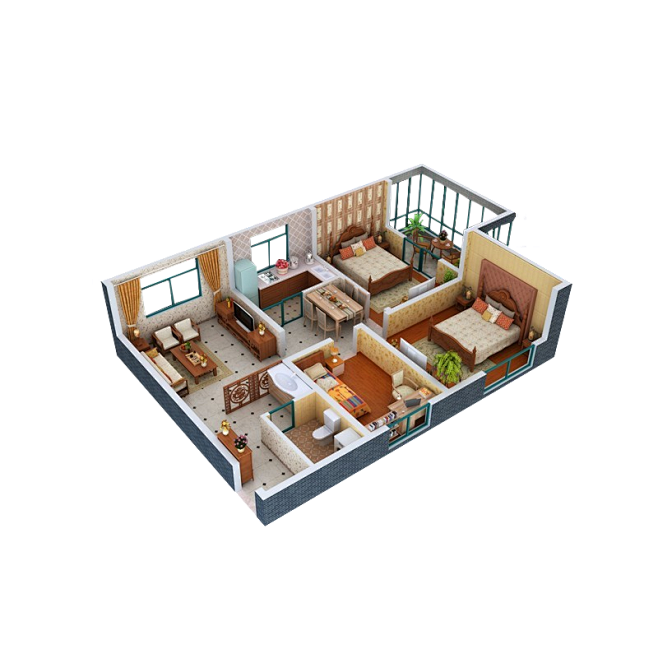 室内3D效果图