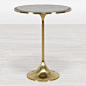 Kate Spade New York Antique Mirror Side Table Brass