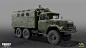 Soviet military truck from Two Colonels DLC, Andrii 'Zelfit' Mykhailov : Soviet military truck with two cargo variations.
Reused few parts of chassis and interior from our other blue truck made by outsource.