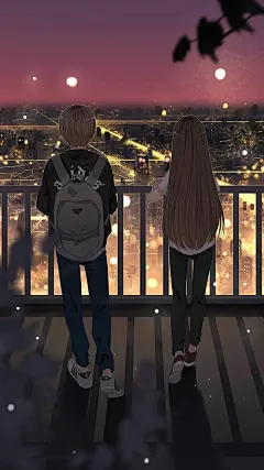 漫画情侣大图-动漫图片