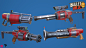 Bullet Ville - Modular Rocket Toaster, Dani Ferguson : Working on turning the weapons featured in Bullet Ville into modular sets for customization/randomization, here are a few examples!
Follow NOWWA on Facebook and Twitter to see more work from the team!