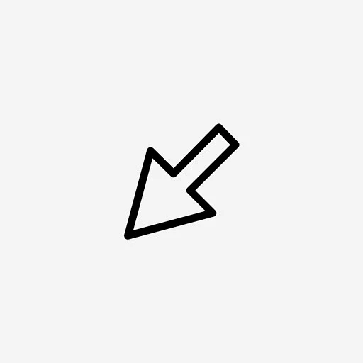 箭头补充指针图标_88ICON https://88icon.com 箭头 补充 指针 移动 鼠标 队形 样式 方向 左下光标 沿 宽-花瓣网