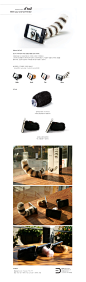 Dcell-d.tail|动物尾巴iphone手机支架-熊猫Bobbi-淘宝网