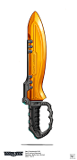 Nerf: Doomlands 2169 - Swift Justice : The Swift Justice sword was the first melee item I designed for Nerf: Doomlands 2169. This design was meant to give the Western and sci-fi aesthetic of the line a definite post-apocalyptic feel.Rendering done in Phot