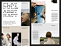 Artist Profile — Website ux design photography website art direction minimal grid layout web typography
