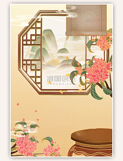 般若一夕采集到潮国创意-四季景色02
