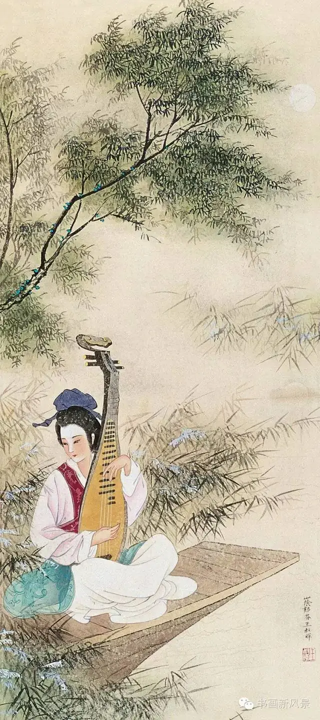 王叔晖画侍女，太惊艳啦！-花瓣网