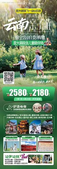编号：47500024871681256【享设计】源文件下载-云南亲子游海报长图