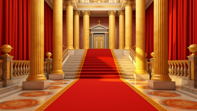 Red carpet and cerem...