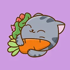 卡通可爱小猫咪插画矢量图设计素材