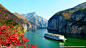 重庆奉节夔门红叶夔门秋天三峡夔摄影图__山水风景_自然景观_摄影图库_昵图网nipic.com