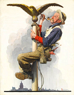 胡斯乐采集到画师——norman rockwell
