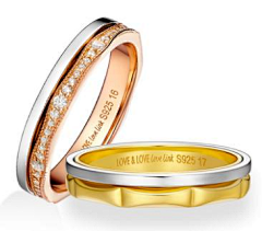 珠宝设计师Forest采集到Couple Rings 情侣戒