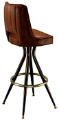 Cut Channel Back Bar Stool #2299 $202.68