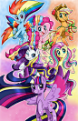 mane6             rainbow power
my little pony 小马宝莉