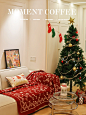 圣诞装饰抄作业‼️❸低成本圣诞沙发角布置