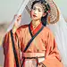 汉尚华莲如音姬传统汉服女装魏晋风交领齐腰襦裙日常绣花秋冬装-淘宝网