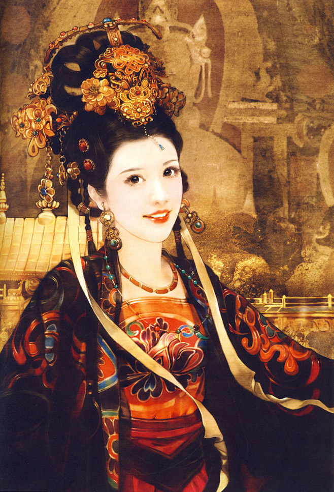 【德珍绘馆】汉妆潋滟之公主篇  文成公主...
