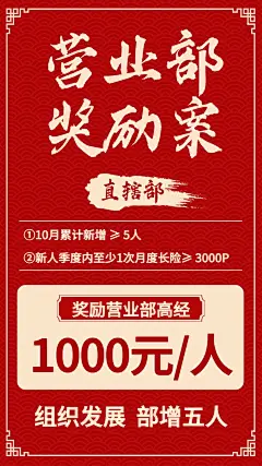 保险行业激励政策奖励案纯文字喜庆