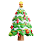 Christmas Tree  3D Icon