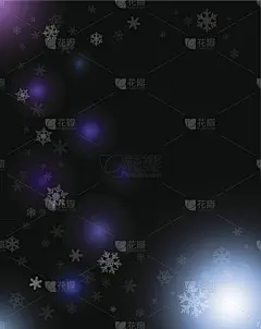 冬季黑暗抽象构图