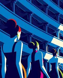 现代活力！16张矢量人物插画作品欣赏