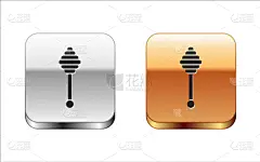 棍,分离着色,图标,蜂蜜汲取器,黑色,白色,杯垫,清新,食品,流动