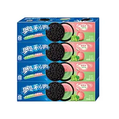 【包邮】奥利奥夹心饼干多口味组合97g*4盒休闲零食办公室下午茶-tmall.com天猫