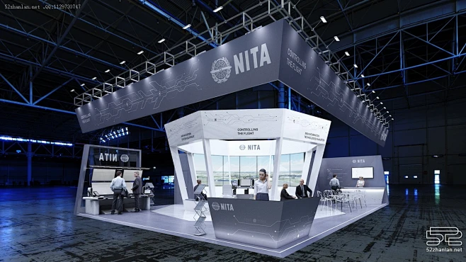 【NITA】展台设计分享 - 52展览设计-花瓣网