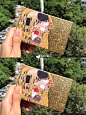 秋冬两种百搭日常眼妆画法教程新手必看！！ : 噔噔～多金眼影新色试用！ 今天用到的是卡姿兰的多金眼影盘 这个包装！隐约透着一股“我很有钱”的低调气息！ 色号是#03暮色柔金，这盘配色整体是秋冬红棕色系，加入柠檬黄不会单调吼！ 画了两个