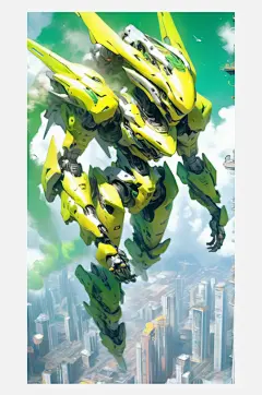 数字艺术超时空机甲战士机械机甲插图战甲-众图网