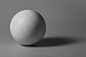石膏球体高清大图 素描写生照片