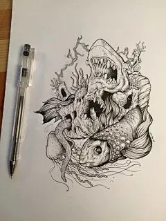 挪威插画师 Allan Ohr 一组手绘插画 ​（转）@手绘手账素材 ​​​​