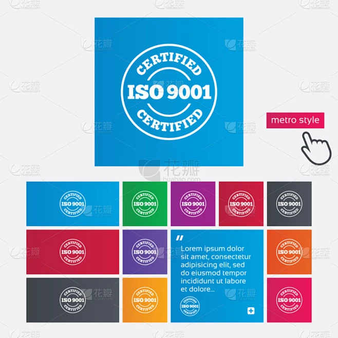 iso 9001 认证的标志。认证印章.图片_其他-图片图片素材-花瓣网