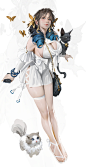 白衣少女