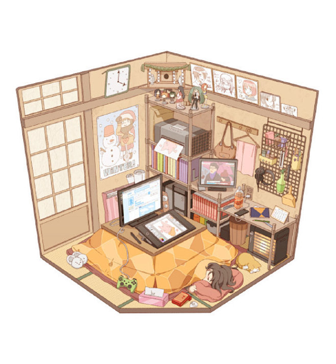立体房间插画系列~

by：伊藤 ​ ​...