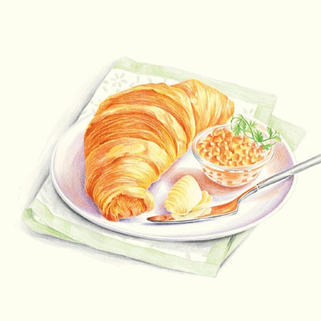 飞乐鸟美食绘38种极致美味的色铅笔图绘