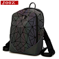 JOOZ модные женские туфли рюкзак ПВХ геометрический световой рюкзак 2018 Новые дорожные сумки для школы Back Pack голографическая рюкзаки