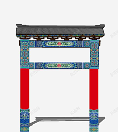 古代中式建筑横梁彩绘波浪彩绘花纹|富贵图案|-花瓣网|陪你做生活的设计师 | 导向牌 指示牌 导示牌 仿古牌