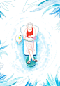 【韩国画师CHASSAM 清新生活插画】