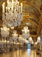 Vue de la Galerie des Glaces après restauration en 2007 © EPV / Manaï