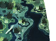 配色很酷的一组插图。     |    Duque yvan