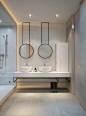 Bathroom visualization : Bathroom visualization used 3ds max, vray and photoshop.