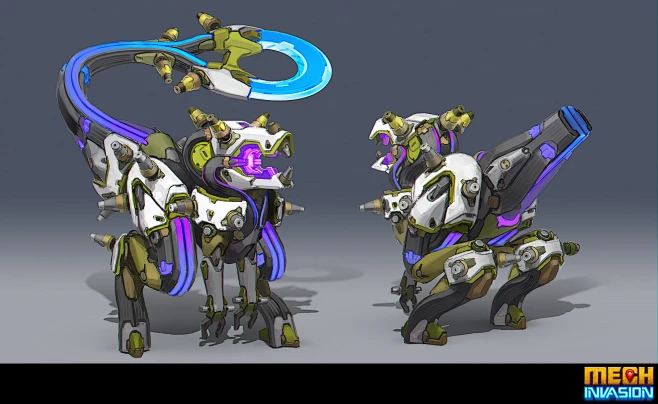 MECH INVASION - Mech concepts Vol.1-花瓣网