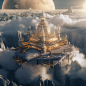 Outer_space_futuristic_castle_floating_in_the_clouds_cyberpu_7523e31c-86aa-416e-a578-047755198ba1.png (1024×1024)