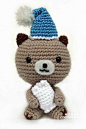 《orsetto dormiglione amigurumi》