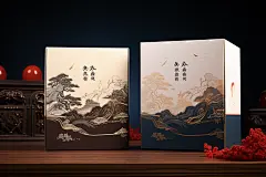 高端产品包装样机模型图片